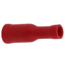 Rød rundstifthylster hun, 10 stk - egnet til forskellige applikationer inden for byggeri og reparation.