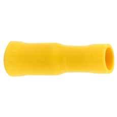 Gul rundstikskobling, 10 stykker - perfekt til forskellige konstruktioner og reparationer.