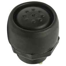 Kompakt plastikknapomskifter, smidig til forskellige installationer.