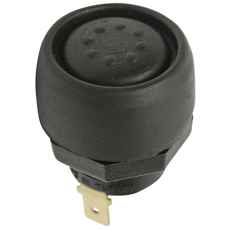 Praktisk plast trykknapomskifter til hurtige installationer.