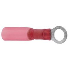 Vandtætte kabelsko i rød farve til 6mm kabler, 10 stykker i pakken.