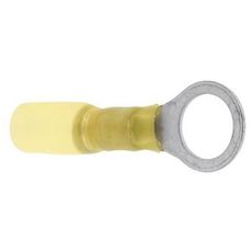 Gule vandtætte kabelsko, 10 stykker 10 mm, perfekt til beskyttede elektriske forbindelser.