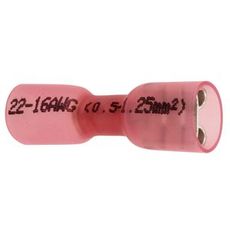 Vandtætte fladstifter i rød, 10 stykker Hun 6,6 mm, til optimale forbindelser.