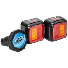 LED-lyssserie, 7-polet, til anhænger, 12V, fylder lidt og giver godt lys.