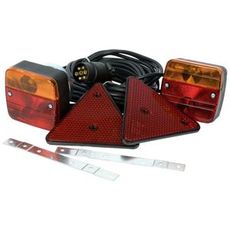 Lysserie med magnetbeslag til trailer, let at installere og bruge.