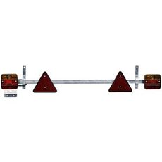 Lysstang til anhænger 1,1-1,6M med 7,5M ledning for bedre synlighed.