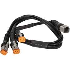 3-pin forgreningskabel fra Deutsch til alsidig elektrisk konfiguration.