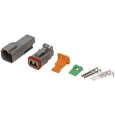 Deutsch Dt 2-Pin kontakt han og hun til stabil elektrisk forbindelse.