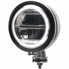 LED-forlygte Rund 165mm Krom