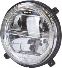 Rund LED-forlygte til Massey Ferguson, 140mm.