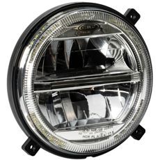 Rund LED-forlygte til Massey Ferguson, 140mm.