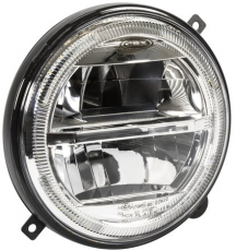 Rund LED-forlygte til Deutz Leyland, 144mm.
