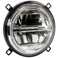 Rund LED-forlygte til Ford, dimension 144mm.
