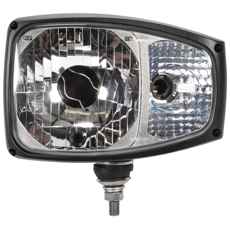 Forlygte venstre med bundbeslag 150X225mm, giver optimal belysning.