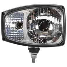 H4 højre forlygte med bundbeslag, ideel til mange anvendelser.