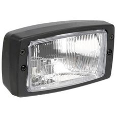 Rektangulær H4 forlygte, mål 102x184 mm, for mange anvendelsesmuligheder.