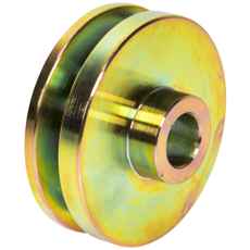 Remskive 1-spor 76 mm til 10 mm rem, giver pålidelig drift til forskellige applikationer.