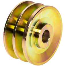 Remskive 2-spor 81 mm til 13 mm rem, pålidelig og holdbar løsning til maskindrift.