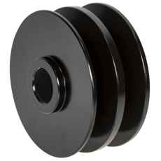 Remskive 2-spor 75 mm til 13 mm rem, optimalt til maskiner der kræver ekstra styrke.