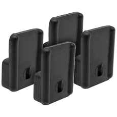 Kabineglasbeslag, pakke med 4 stk., sikrer stabilitet og sikkerhed.