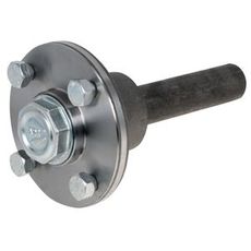 Stubaksel 32x130, maks belastning 375 kg, perfekt til tunge applikationer.