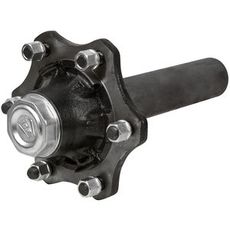 Hjulsnav til trailer, 6-bolts design for forstærket holdbarhed.