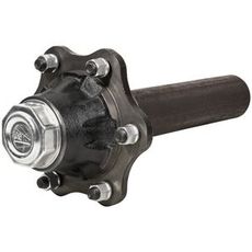 Kraftfuldt hjulnav til trailer, ideelt til tunge laster.