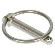 Rustfri ringstift 4,5 mm, 4 stykker til langvarig brug.