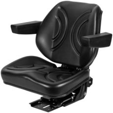 Pvc-sæde med armlæn, perfekt til ekstra komfort og støtte under lange arbejdstider.