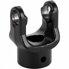 Gaffel 25X8 W2100 med rørpin, for robust forbindelse.