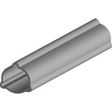 Ydre trekantsprofilrør 36mm, 1 meter, fremragende til konstruktion af stærke og stabile strukturer.