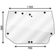 Bagrude øvre til Case IH, giver overlegen udsigt og beskyttelse.