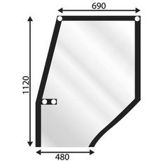 Dørrude øvre Cih Venstre 5100 Serie, designet til optimal pasform og funktion.