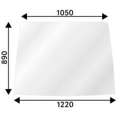 Forrude Case IH XL for overlegen udsyn og sikkerhed.