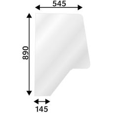 Bageste dørrude for Cih Xl, sikrer god ventilation og udsyn.