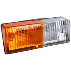 Højre forlygte med blinklys og parkering for Fiatmaskiner.