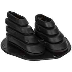 Robust gummiskjold til gearstang, designet til at beskytte mod slid.