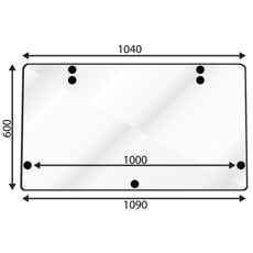 Bagrude til Fiat 80 Serie Pinin Farina, perfekt designet til max ydeevne.