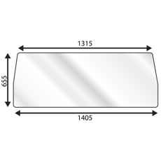 Forrude Fiat 80-90 serie for sikkerhed og klart udsyn.