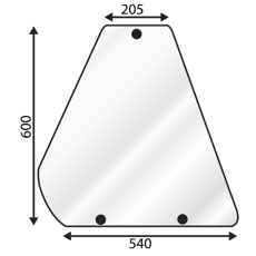 Siderude til Fiat traktorer, venstre og højre, perfekt til 90-94 Serie.