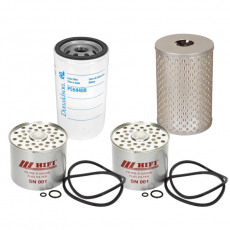 Filtersæt til Volvo BM 320, 400, 430 og T430, perfekt til vedligeholdelse.