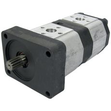 Hydraulikpumpe 23+15 Valmet, ideel til kraftfulde opgaver og lang levetid.