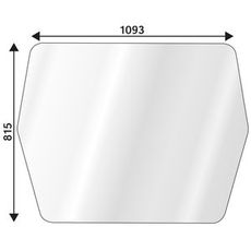Bageste rude nedre til Valmet 502-602, en perfekt pasform til køretøjet.