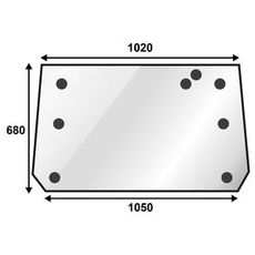 Holdbar bagrude øvre for Valmet 600-900 A-Sr, ideel til skovbrug.