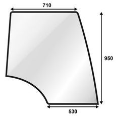 Dørrude øvre Valmet Høj 6000-8000, perfekt til udskiftning og reparation.