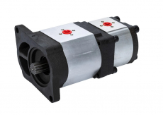 Hydraulikpumpe 25+8 til Valtra, sikrer effektiv drift og høj ydeevne.