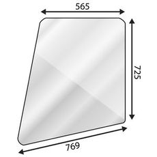 Dørrude til Valmet 205-665, holdbar og perfekt passende erstatning.