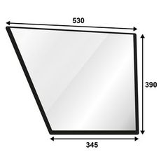Dørglas Nedre Valmet Valtra Høj A-Serie, skaber et sikkert arbejdsmiljø.