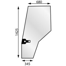 Dørude til Valtra A-Serie, sikker og glat erstatningsdel.
