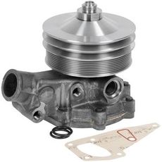 Vandpumpe med remskive og tætning, vigtig del for optimal motorpræstation.